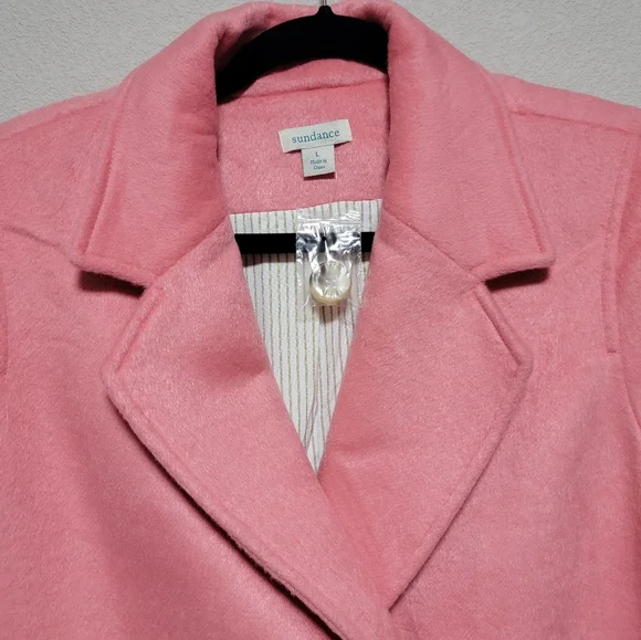 Sundance NWT Emilia Topper Wool Blend Breasted Long Blazer Jacket - Picture 6 of 9